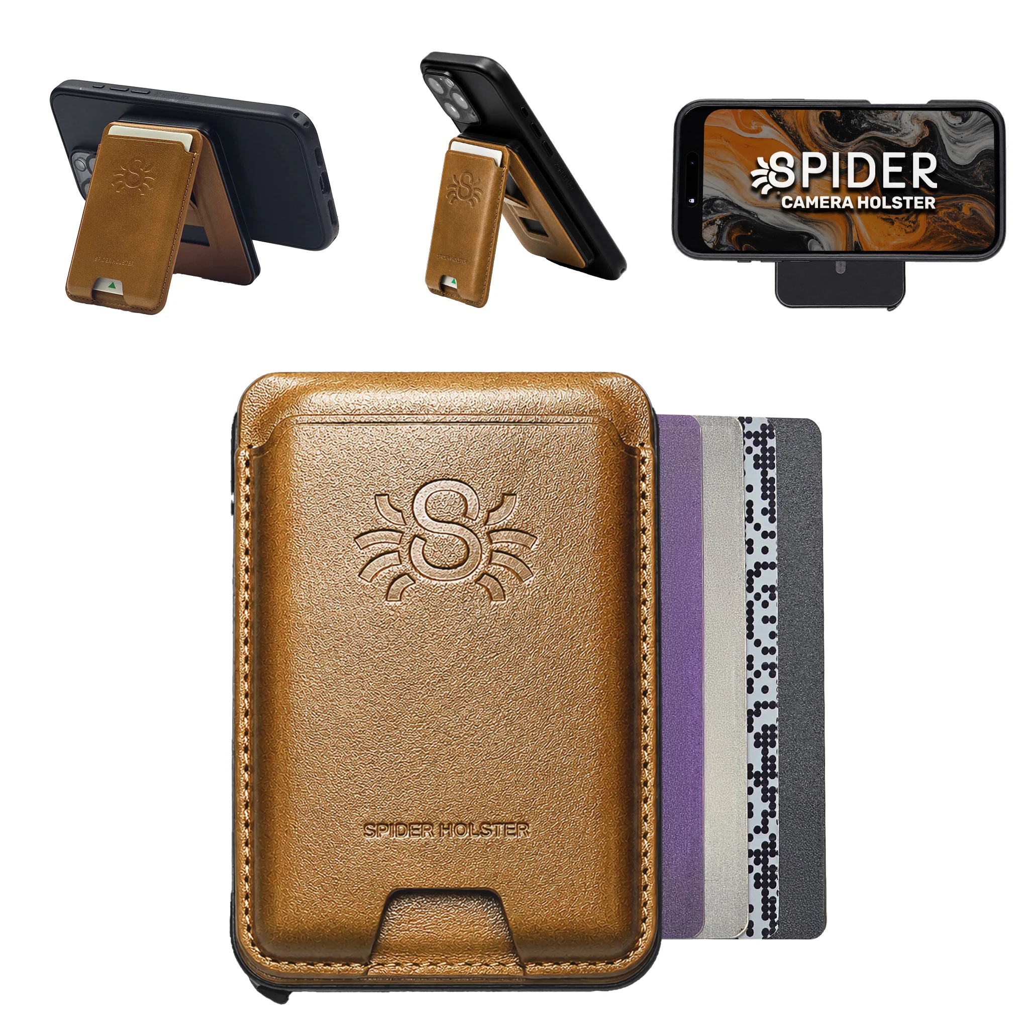 Spider Holster Leather Magnetic Wallet - Image 18
