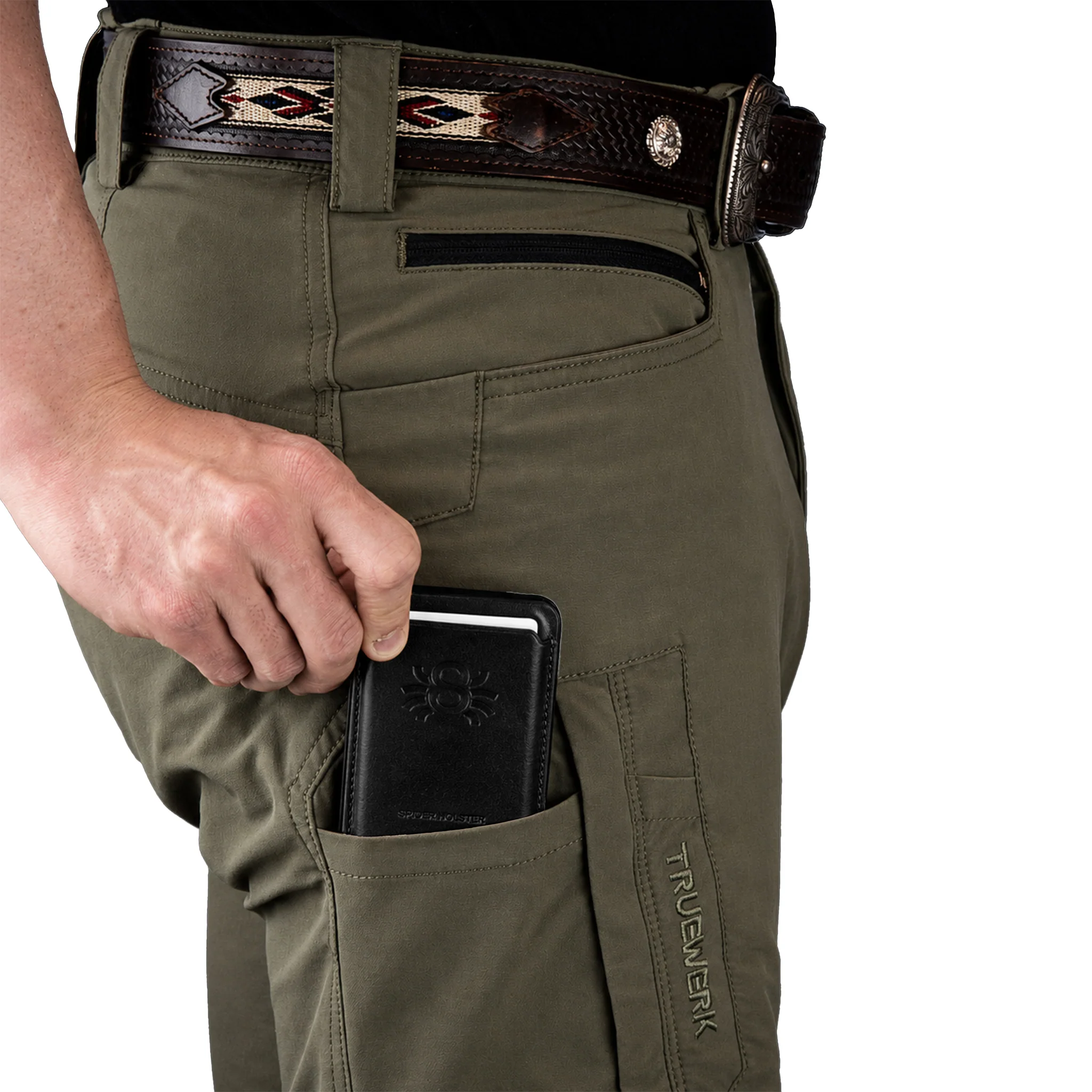 Spider Holster Leather Magnetic Wallet - Image 8