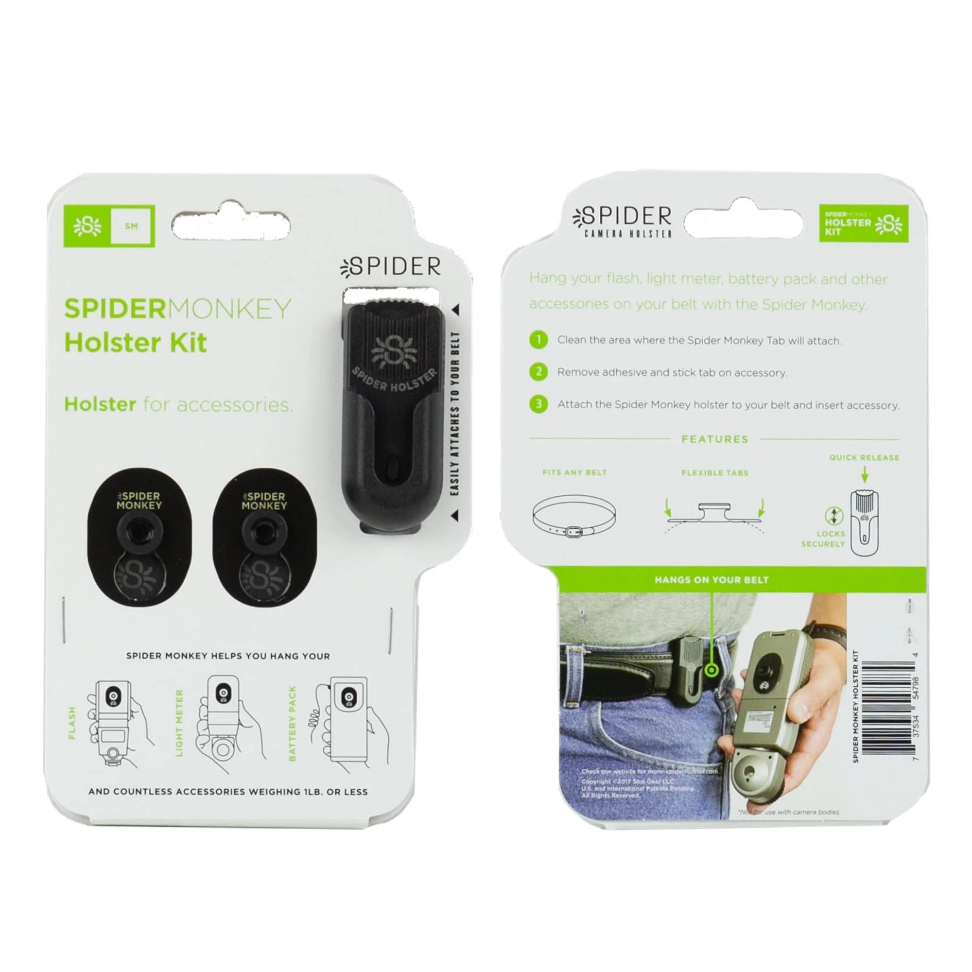 900: SpiderMonkey Accessory Holster Kit for Flash, Light Meter, Battery Pack - Image 14