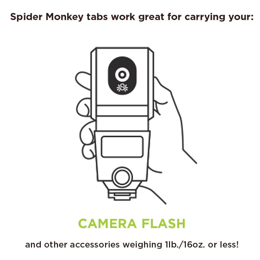 901: SpiderMonkey Adhesive Accessory Tabs (Pack of 3) - Image 5