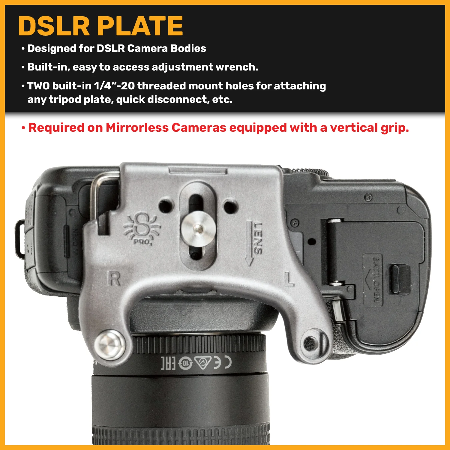 211: SpiderPro Holster + DSLR Camera Plate v2 - Image 4