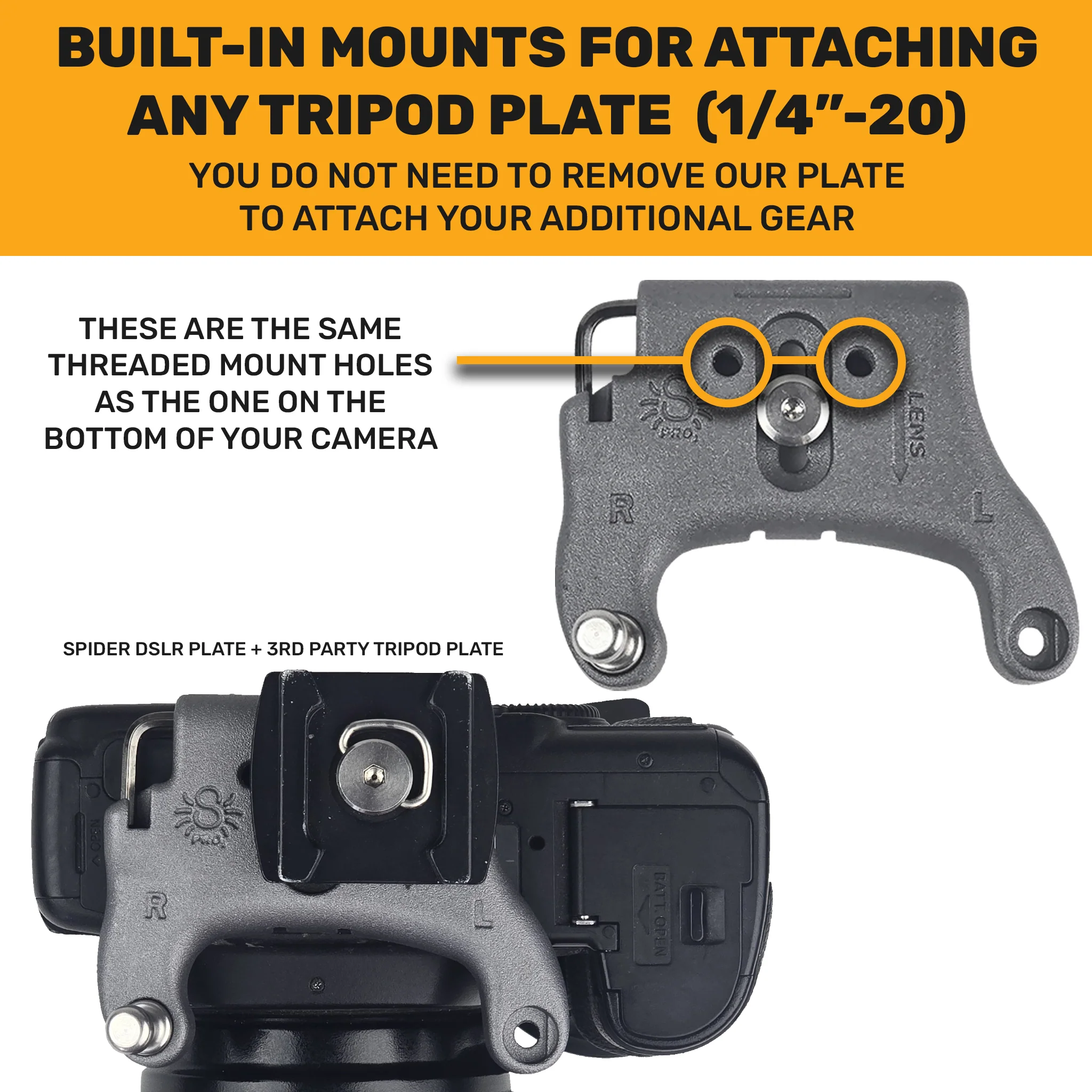 211: SpiderPro Holster + DSLR Camera Plate v2 - Image 5